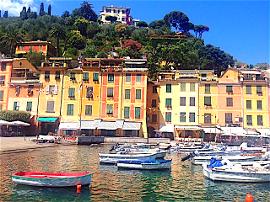 Portofino - charming fisherman port. Definitely to be seen 