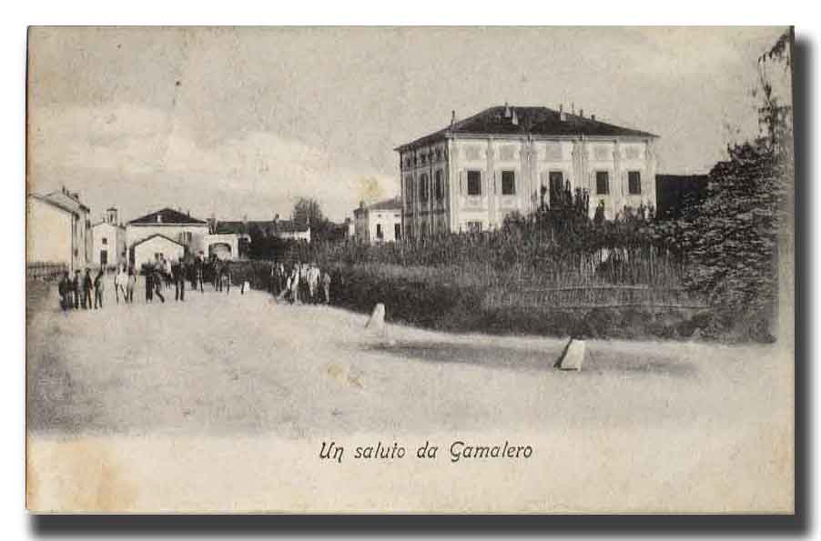 Villa Odone in old postcard as it has been around since 1890's